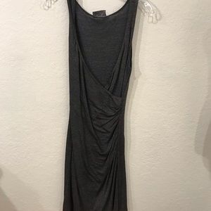 MICHAEL STARS sexy deep v metallic slip dress O/S